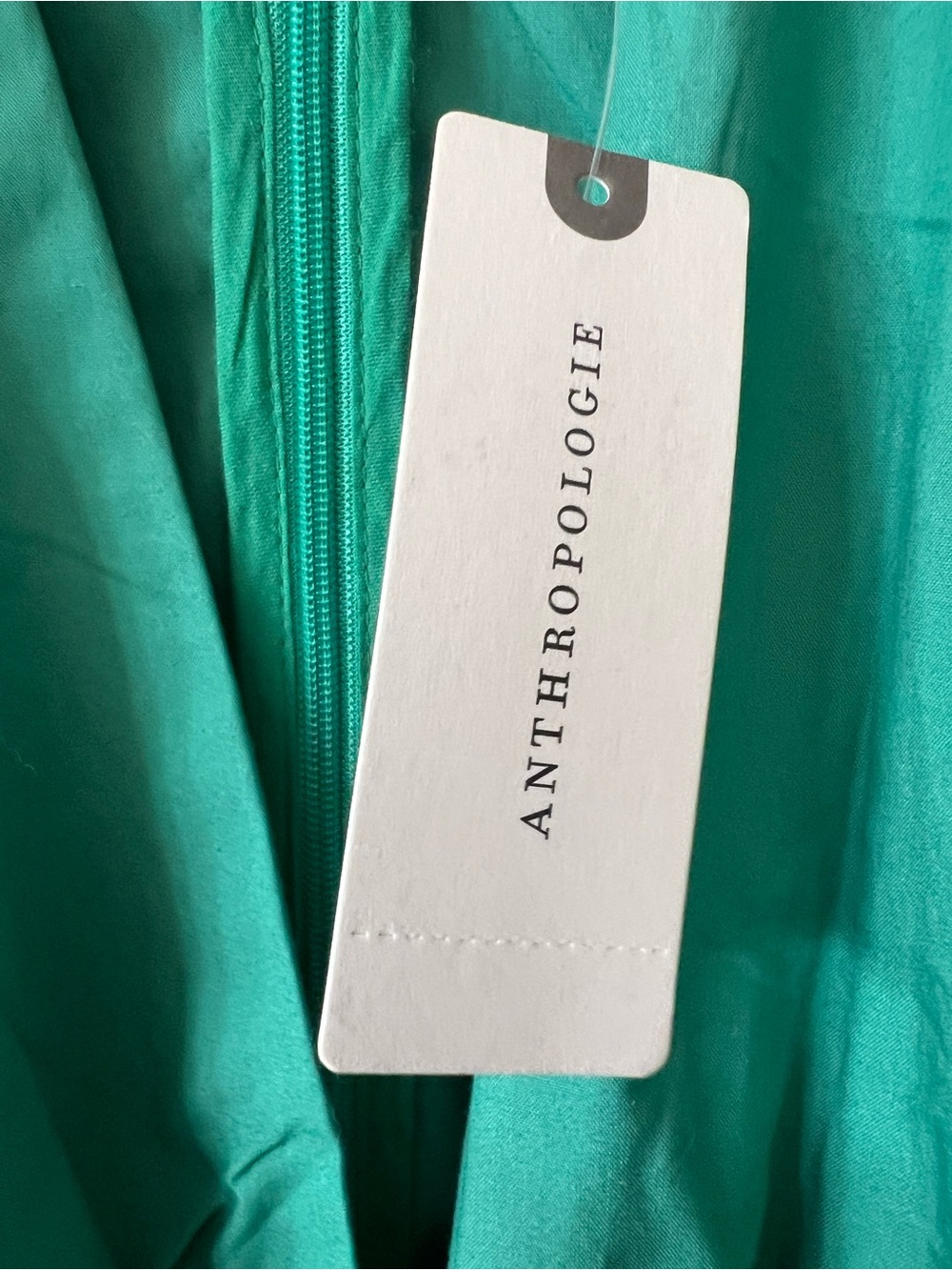 Anthropologie : Maeve Green One-Shoulder Halter Midi Dress - Picture 6 of 8